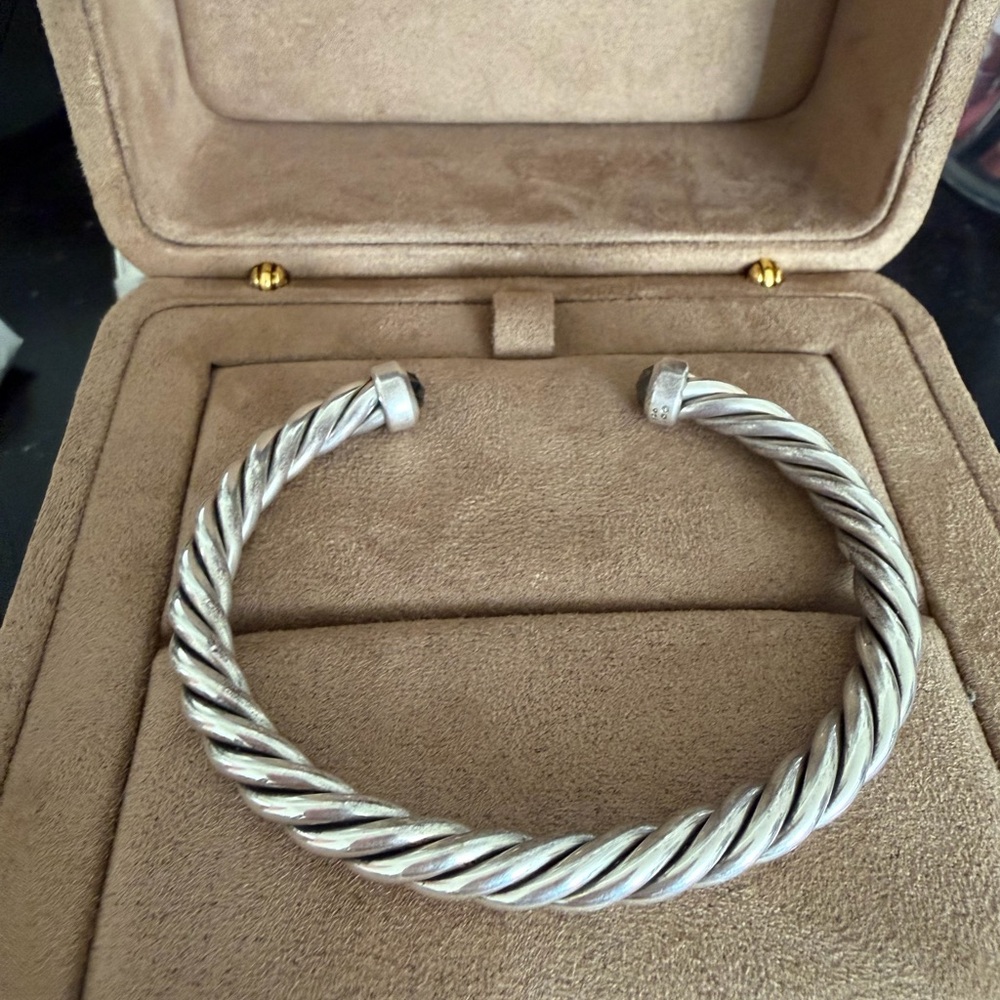 Silver Twisted Cable Bracelet